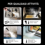 Macchina per la Pulizia a Vapore Pressurizzato 12 in 1