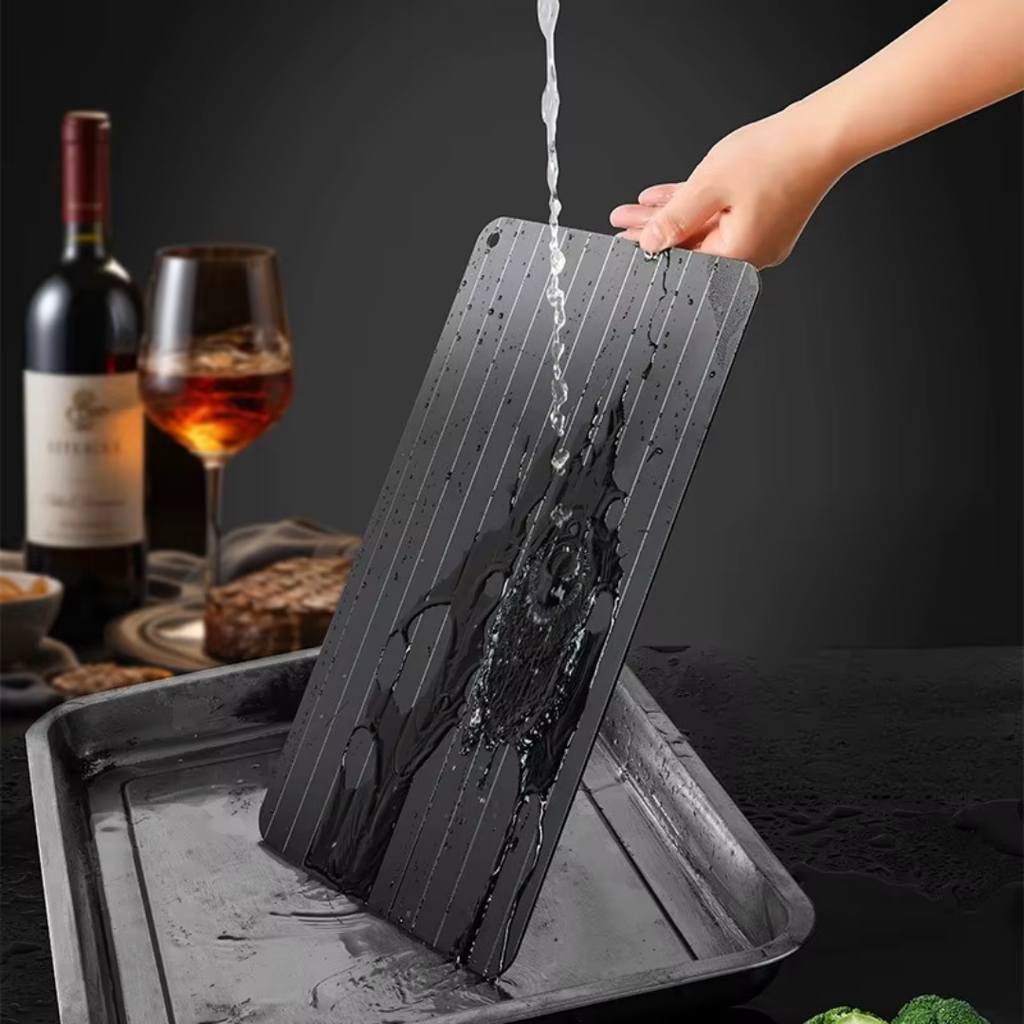 Piastra scongelante rapida per carne
