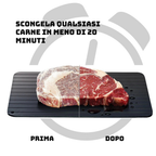 Piastra scongelante rapida per carne
