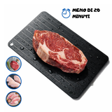 Piastra scongelante rapida per carne
