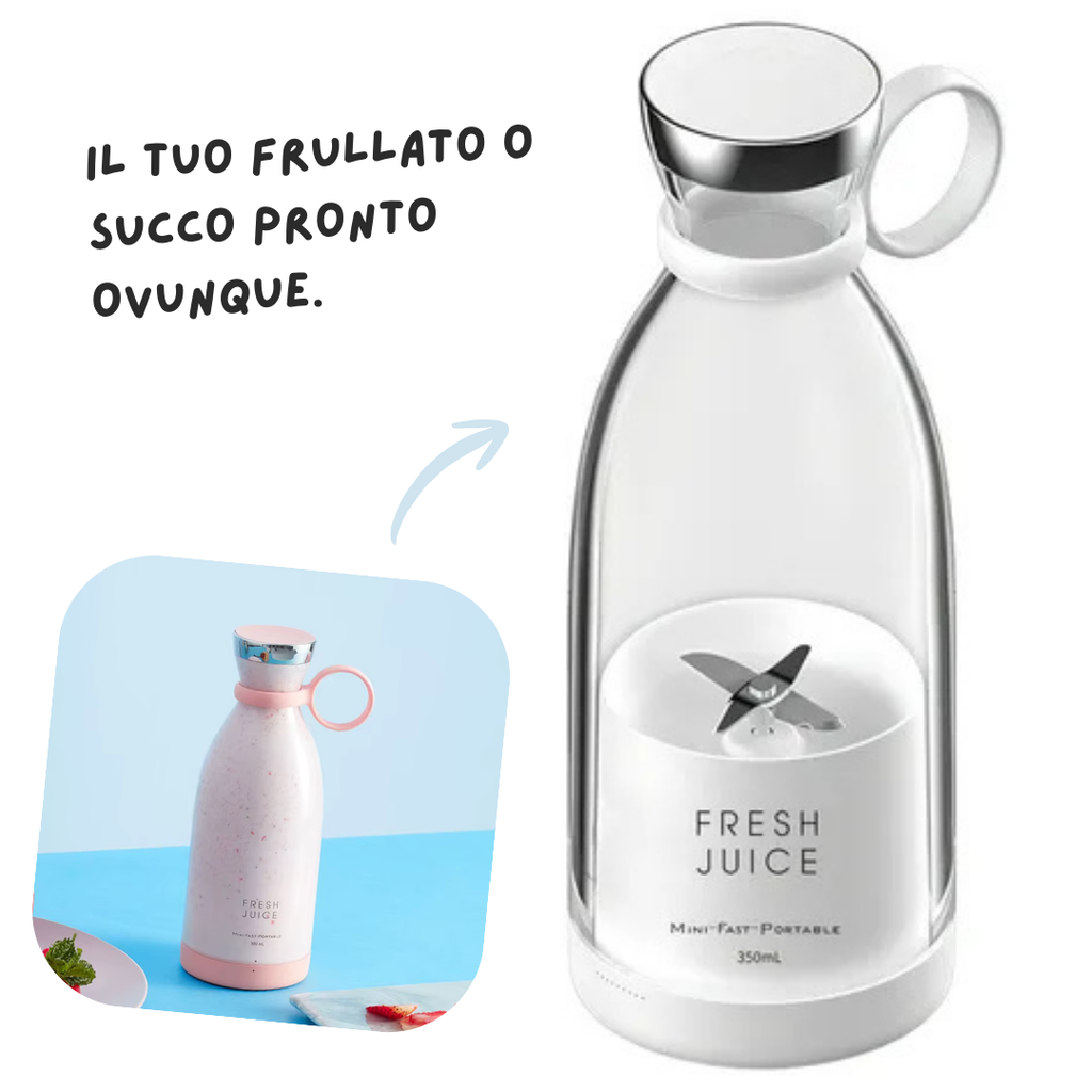 Mini Frullatore Portatile per Shake e Succhi