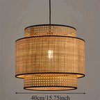 Lampada orientale in bambù