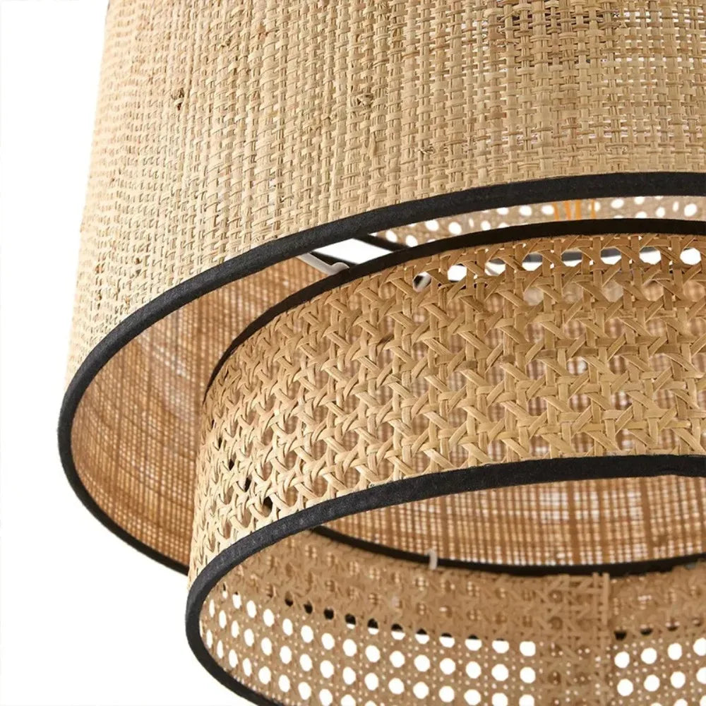 Lampada orientale in bambù