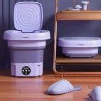 Mini Lavatrice Portatile (3 Modalità di Lavaggio + Centrifuga)