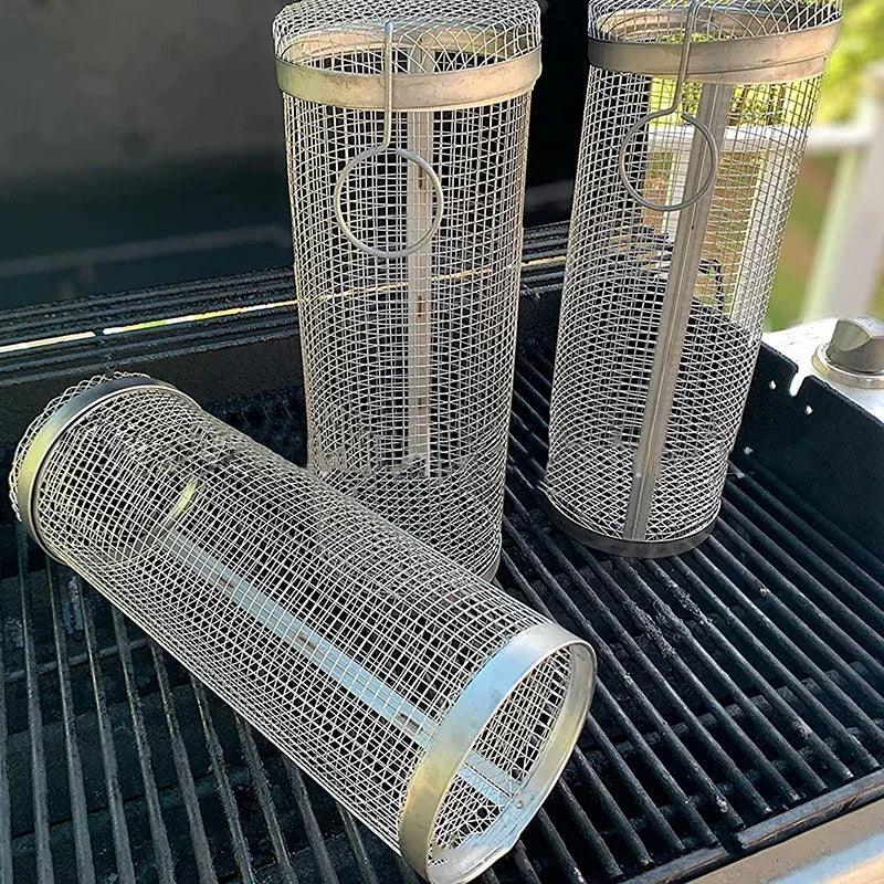 Griglia a Cilindro per Barbecue – GrillRoll